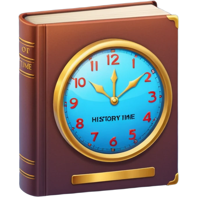 A Brief History of Time book emoji