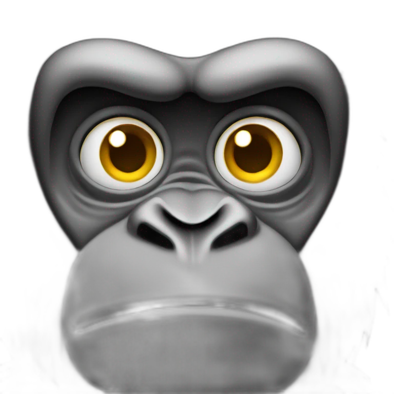 Singe sur gorille  emoji