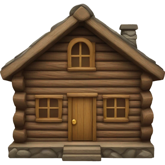 log cabin emoji