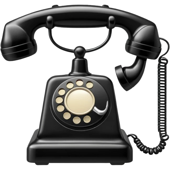 telephone receiver emoji