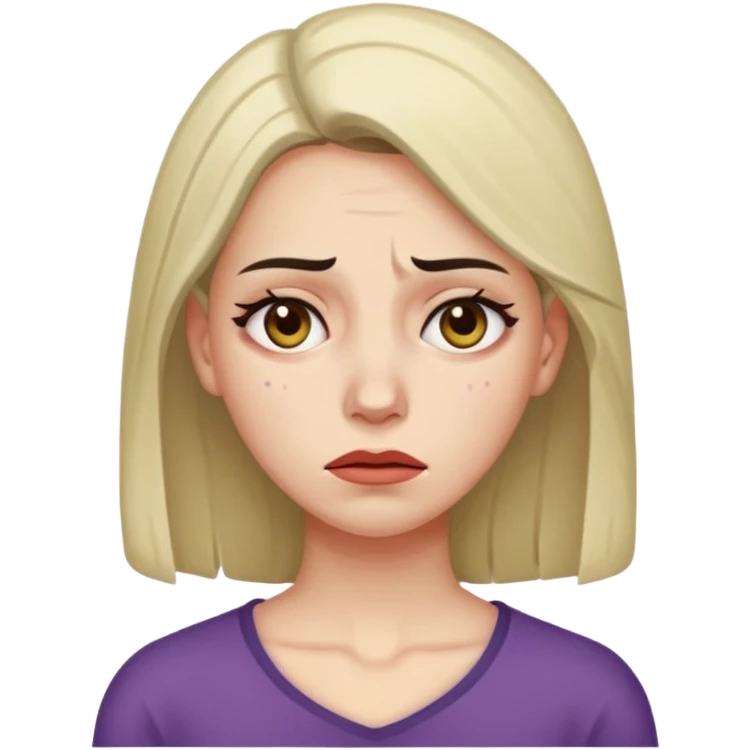mulher com dor no corpo todo emoji