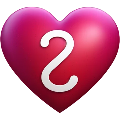 Red violet heart emoji