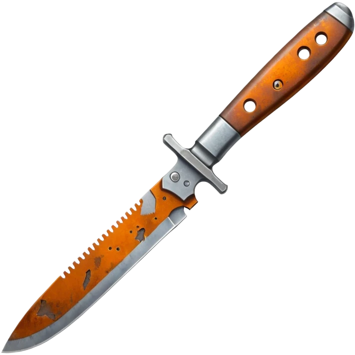 Rusty knife emoji