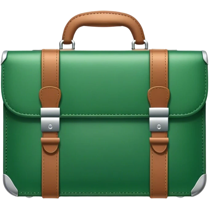 green briefcase emoji