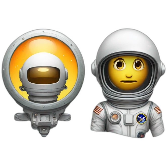 ufo vs astronaut emoji