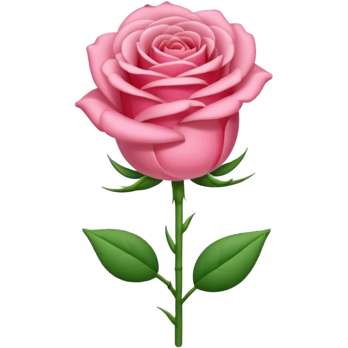 Eine Pfingstrose in rosa emoji