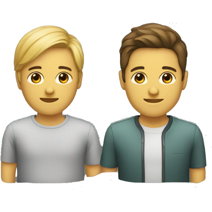 dos personas comunicandose emoji