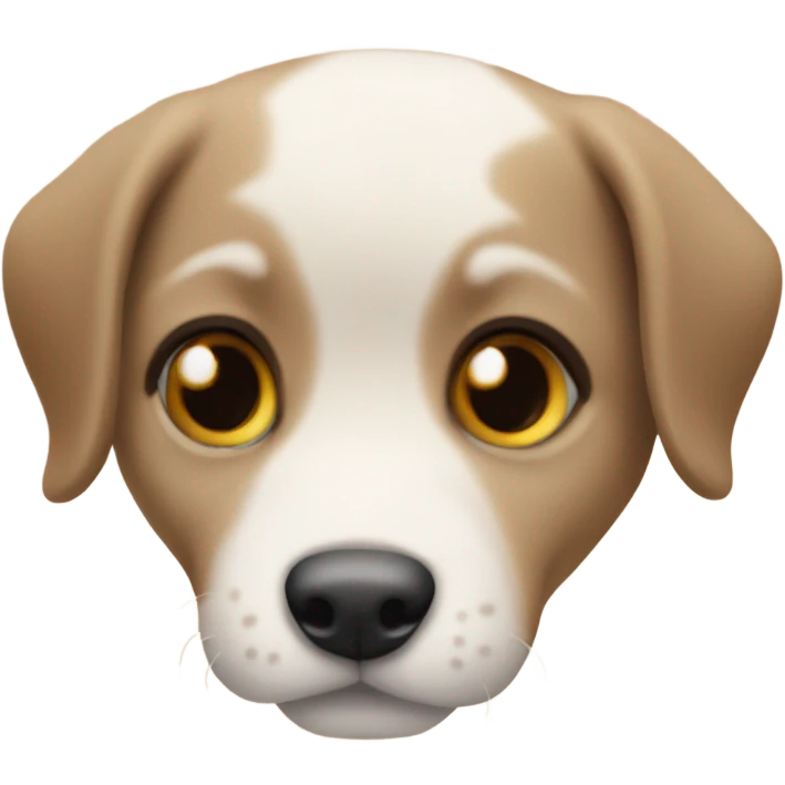 Christmas puppy emoji