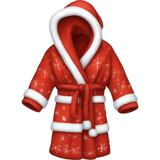 Xmas robe emoji