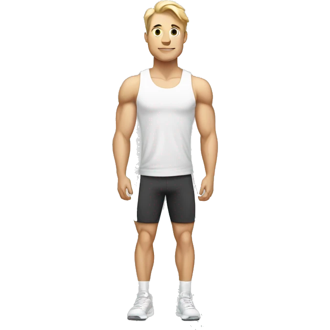 WHITE GYM TREINER emoji