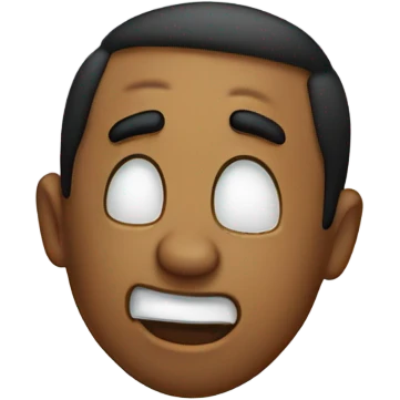 Crying while laughing but insane emoji