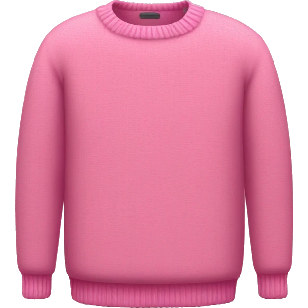 Pink sweater  emoji