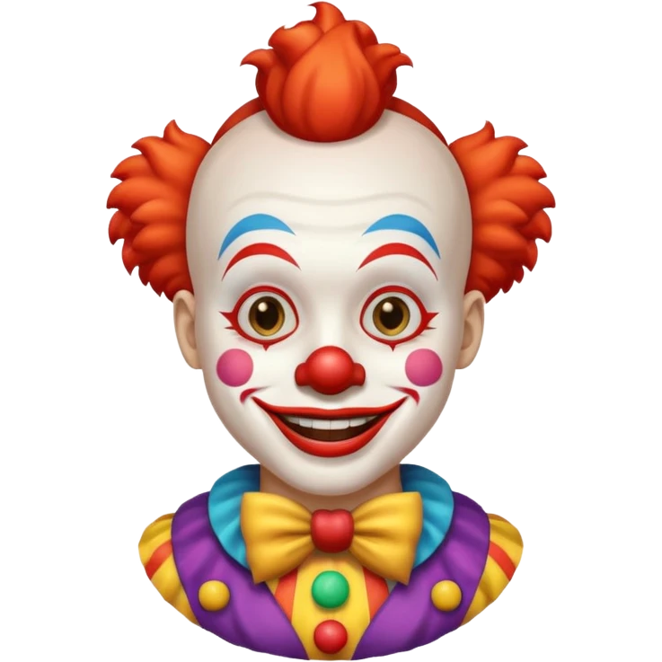 Clown with kid  emoji