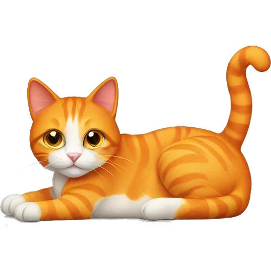 Orange cat emoji