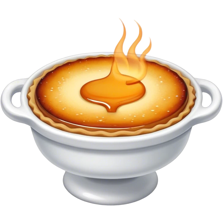Crème brûlée emoji