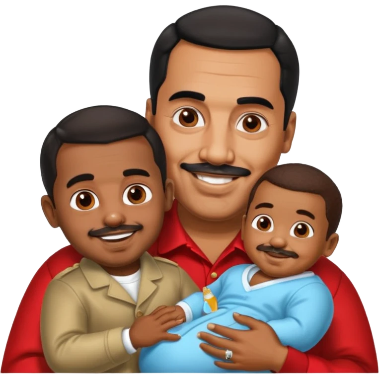 puff diddy with nicolas maduro, with baby oil emoji