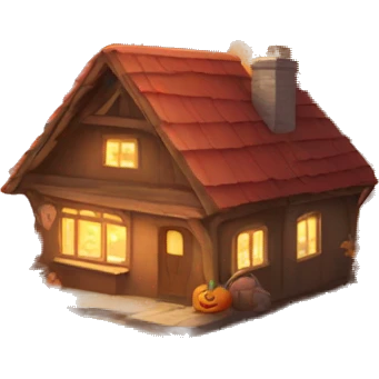 Cozy autumn scenery emoji