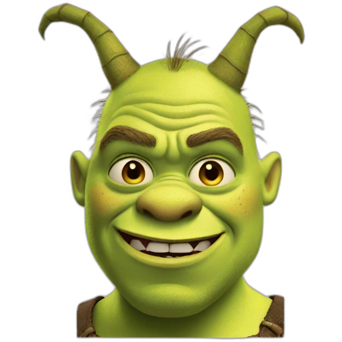 Shrek mad emoji