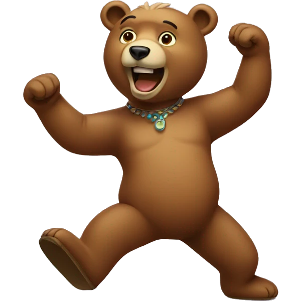 dancing bear emoji