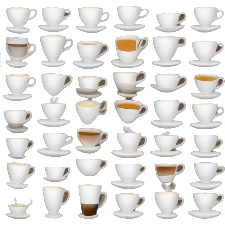 tea & coffee cups emoji