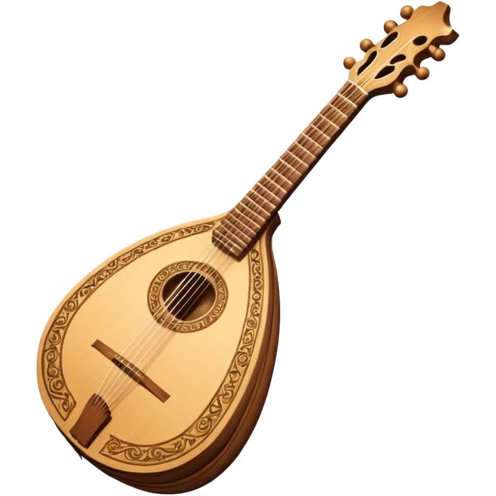 Baroque lute emoji