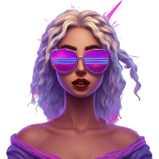 Synthwave Corona in SNES style, oil paint, epic eyes, intricate lips, exquisite pose, beautiful, desirable, logical, Midsommar  emoji