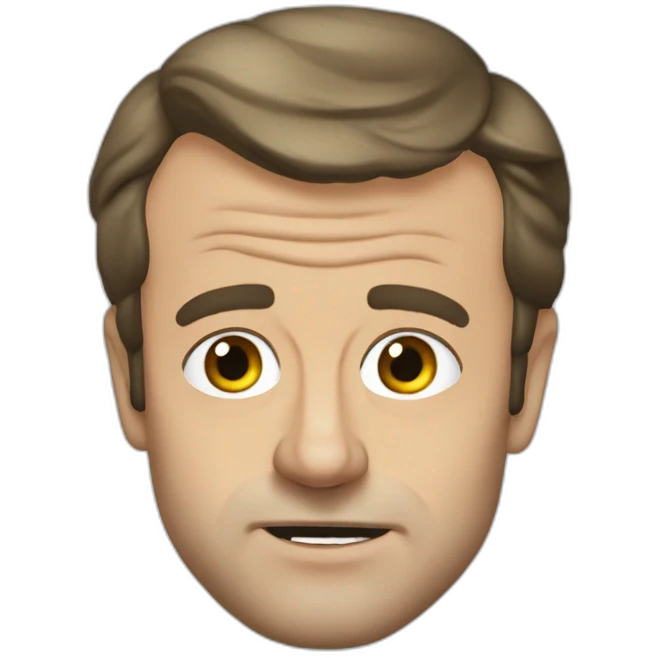 Emmanuel Macron qui fume emoji