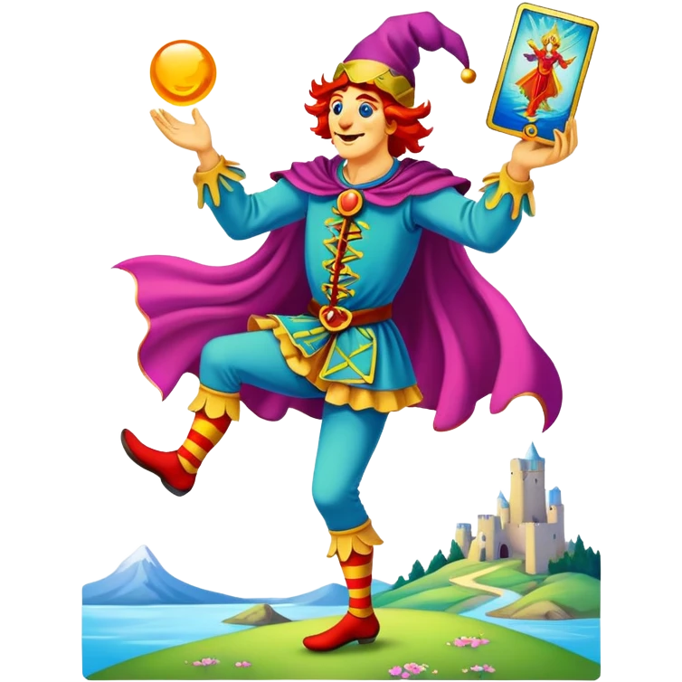 The fool tarot card emoji