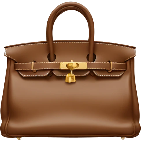 Hermes Birkin bag emoji