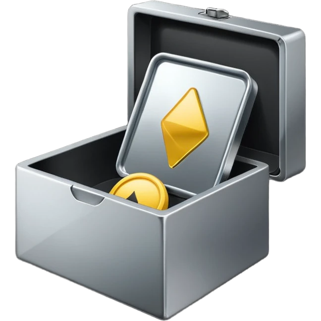 play button inside an empty box emoji