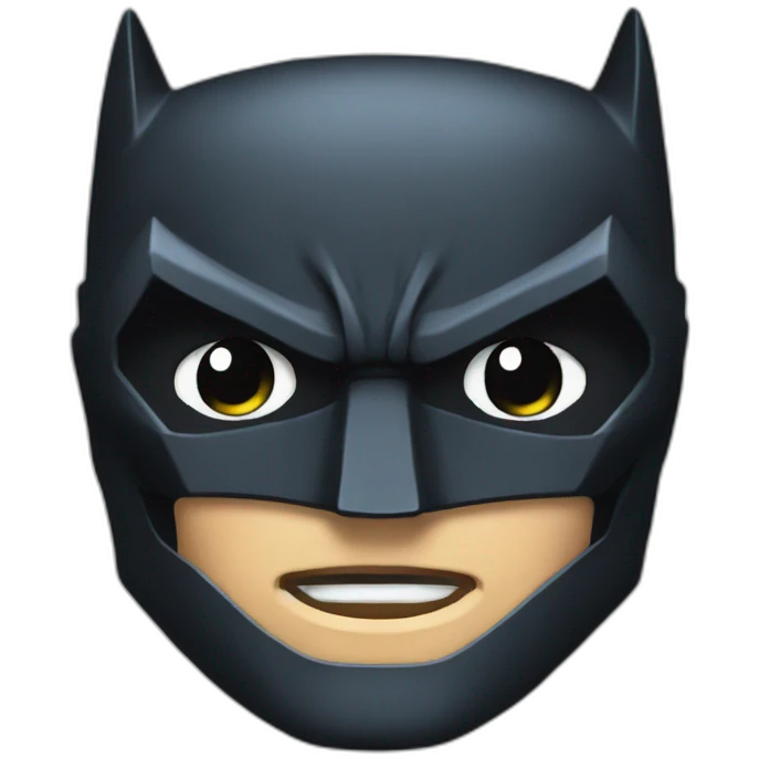 batman in pixel art emoji