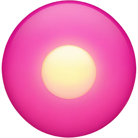 Pink sun emoji