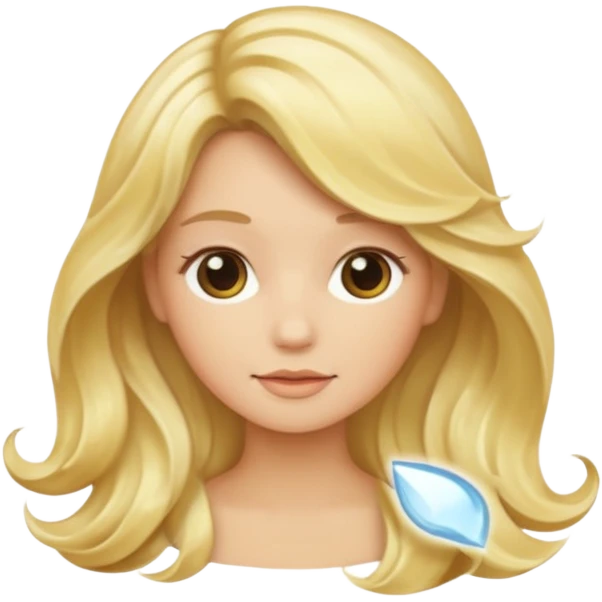 Patch of blonde hair emoji
