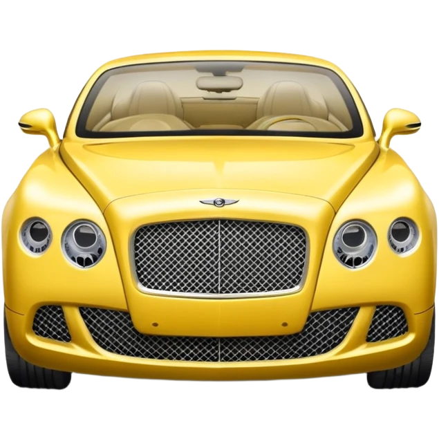 Yellow Bentley emoji