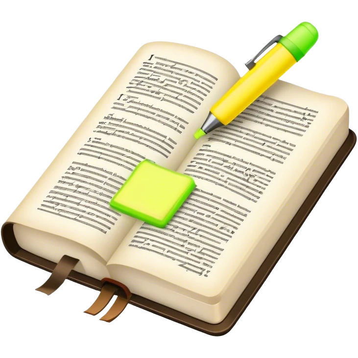 bible with highlighter emoji