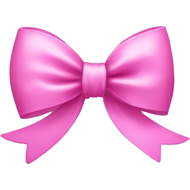 Coquette bow emoji