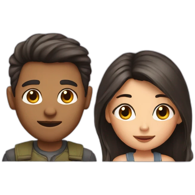 Gril and Man emoji