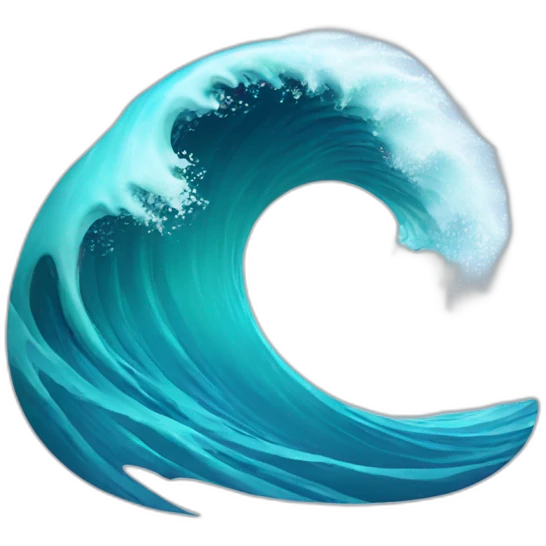 wave emoji