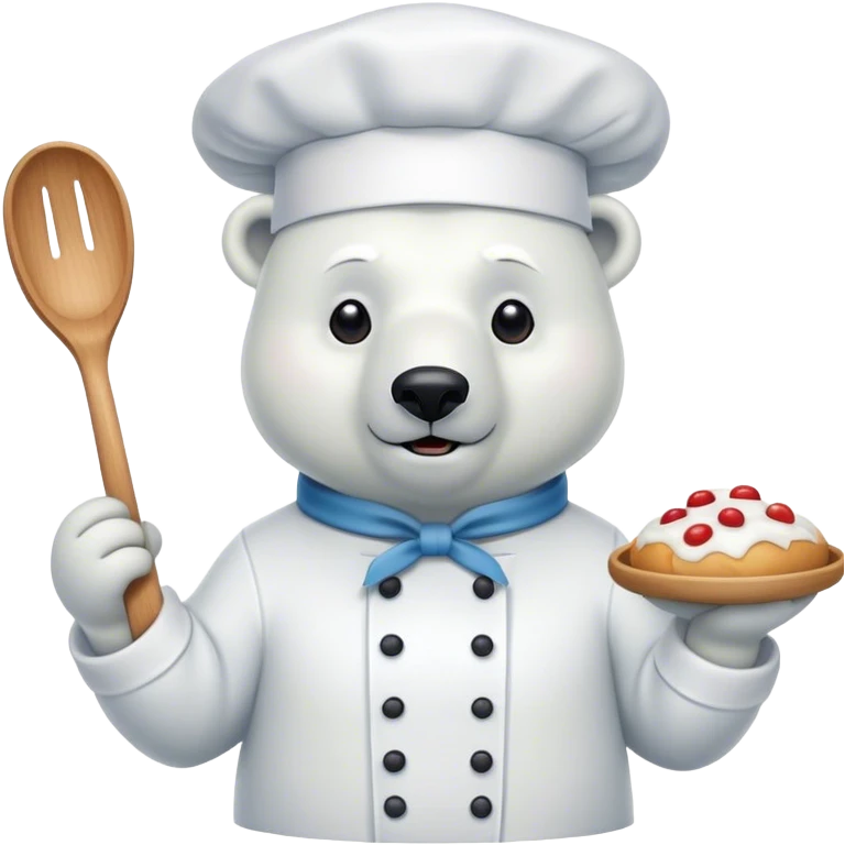 polar bear chef emoji
