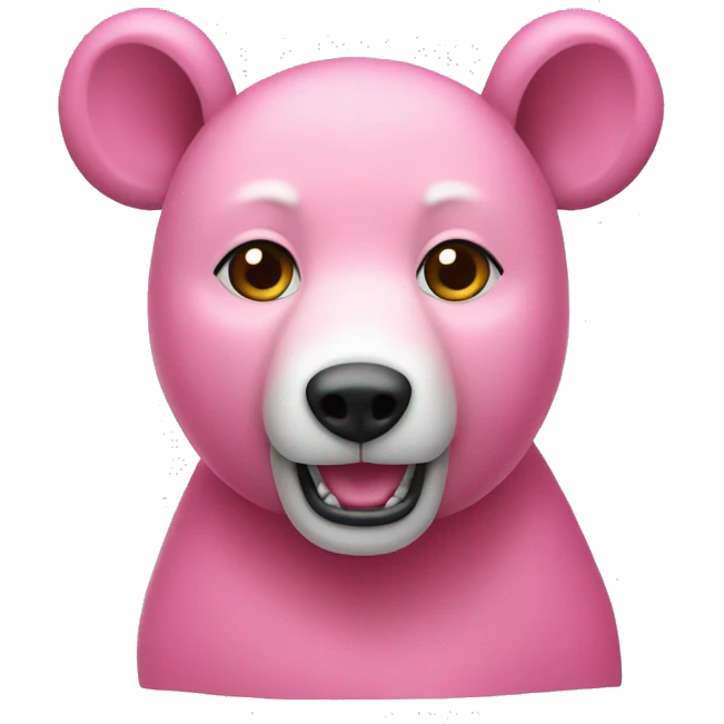 Bär mit rosa Wangen emoji
