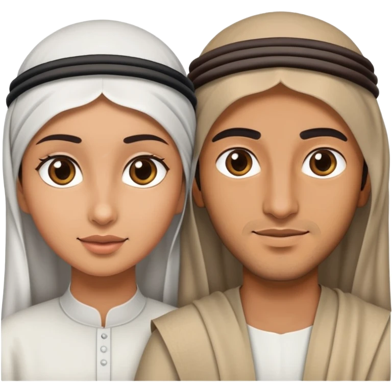 arab man with girl emoji