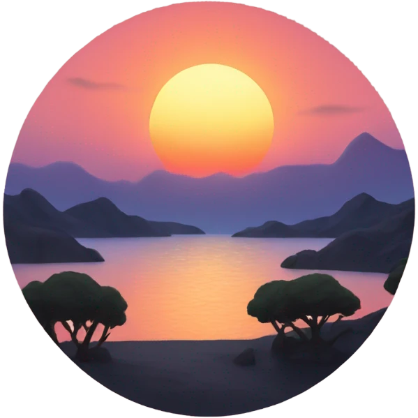 sunset emoji