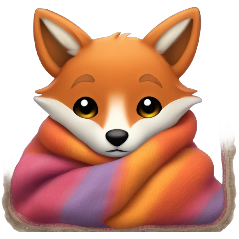 fox with blankey emoji