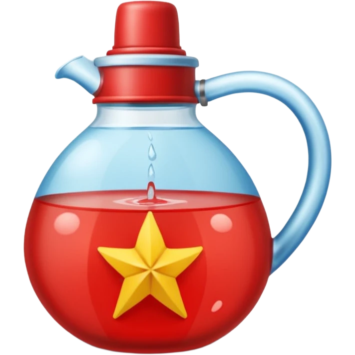 Jarra de agua sabor jamaica emoji