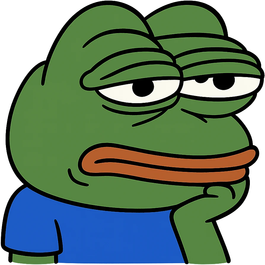 pepe the frog bored emoji