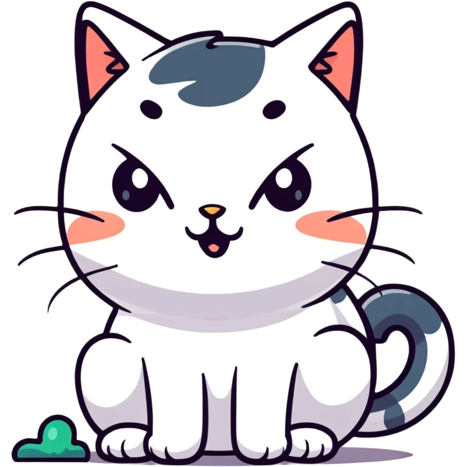 Cats vomiting emoji