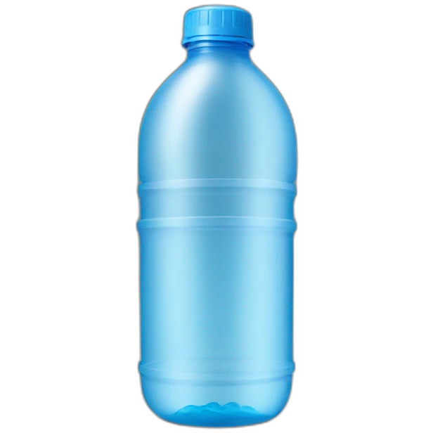 A plastic water bottle  emoji