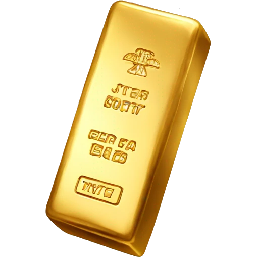 Gold bar emoji