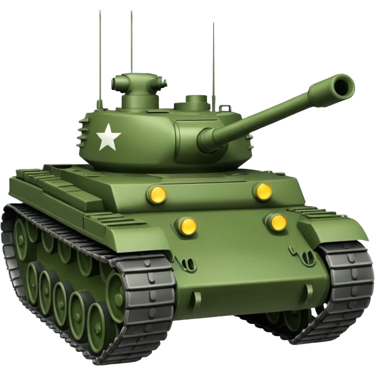 Military tank emoji