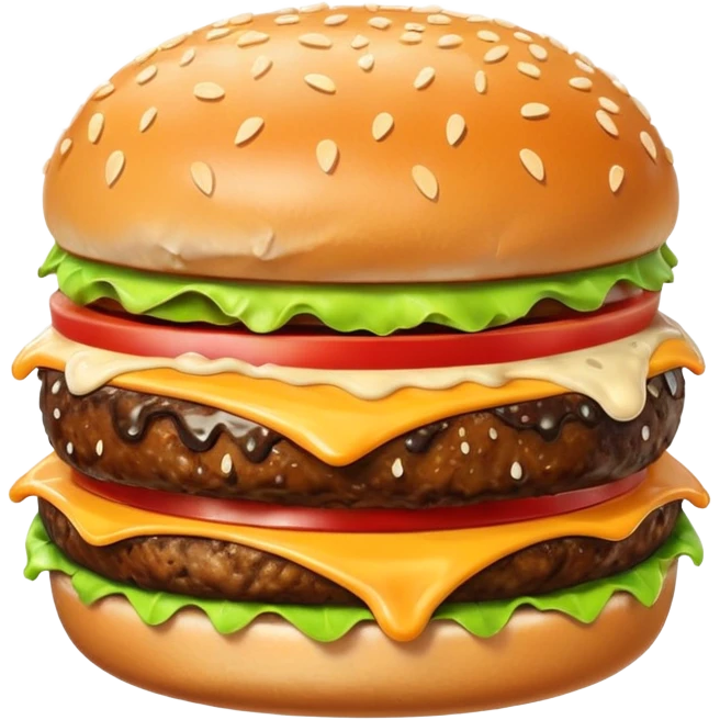 burger looks cold emoji